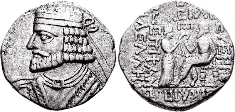 کشف یک سکه تاریخی مربوط به دوره اشکانیان در قروه