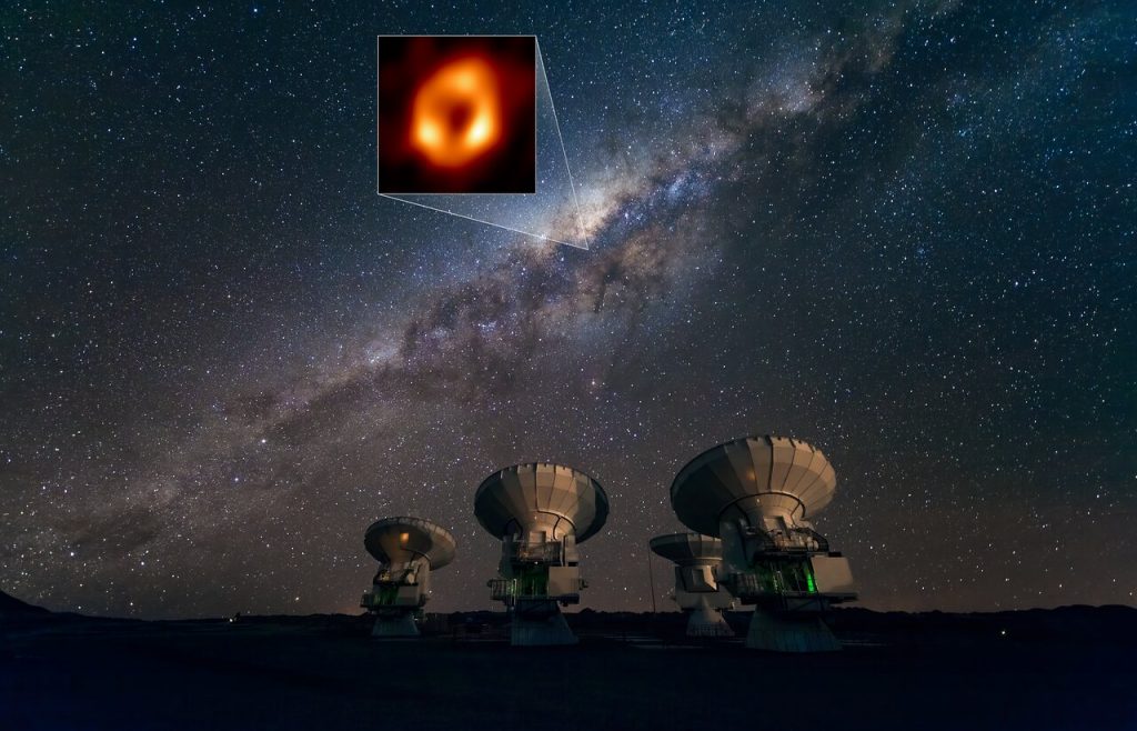 انتشار اولین تصویر از سیاه چاله کلان جرم در کهکشان راه شیری