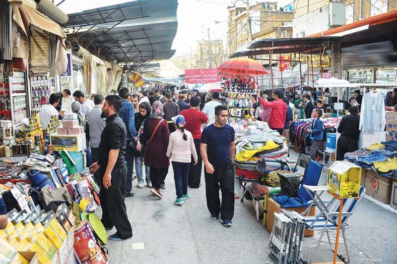 بازار مهاباد مکانی برای خرید گردشگران شمال غرب کشور