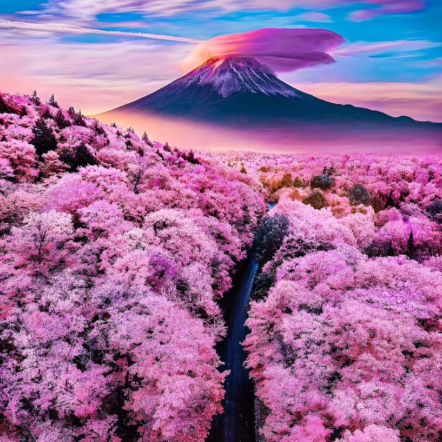 تصاویری زیبا از شکوفه های گیلاس ژاپن
