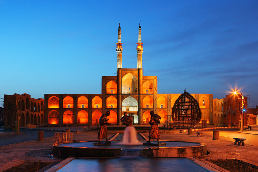مرمت مسجد تاریخی «زاویه» در یزد آغاز شد