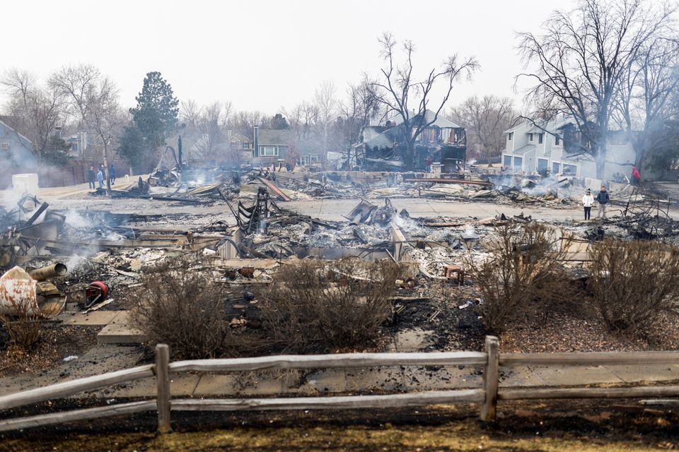 هزاران خانه در کلرادو به خاطر آتش سوزی جنگلی ویران شد