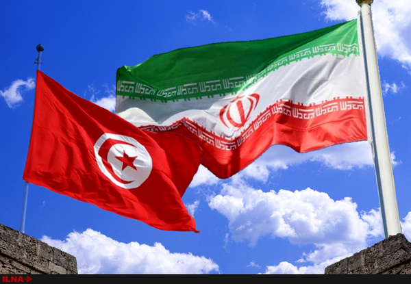 پرچم+ایران+و+تونس