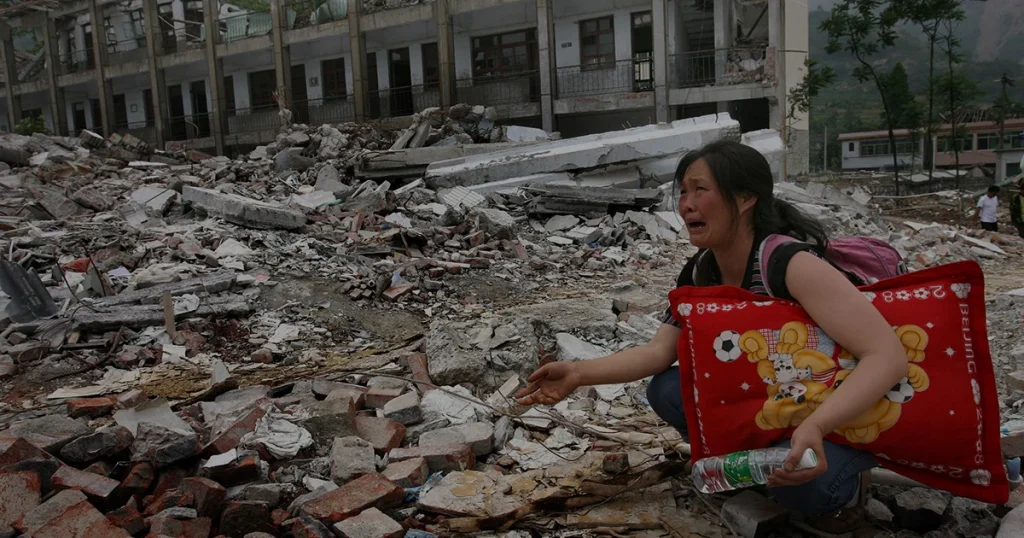 ۴۶ کشته و ۱۶ مفقودی در اثر زمین لرزه بزرگ چین