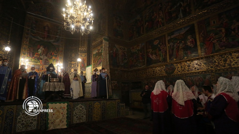 مراسم سال‌نو میلادی در کلیسای وانک اصفهان/تصویر