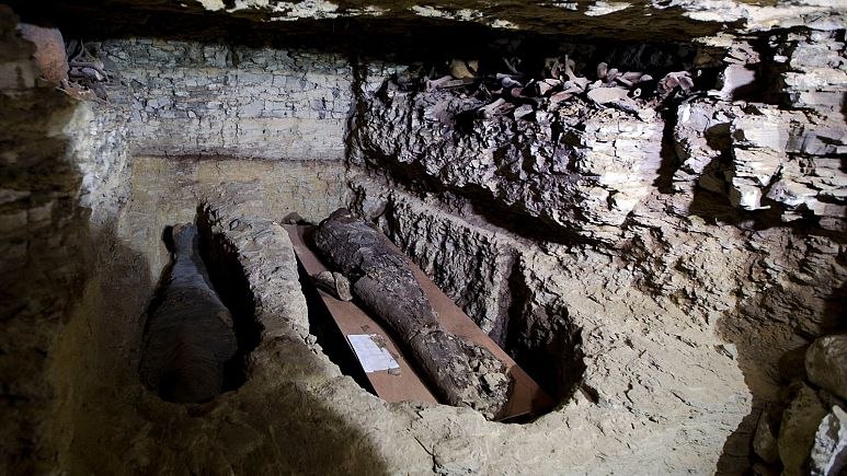 کشف مواد اولیه مومیایی‌سازی از یک کارگاه باستانی ۲۶۰۰ ساله در مصر