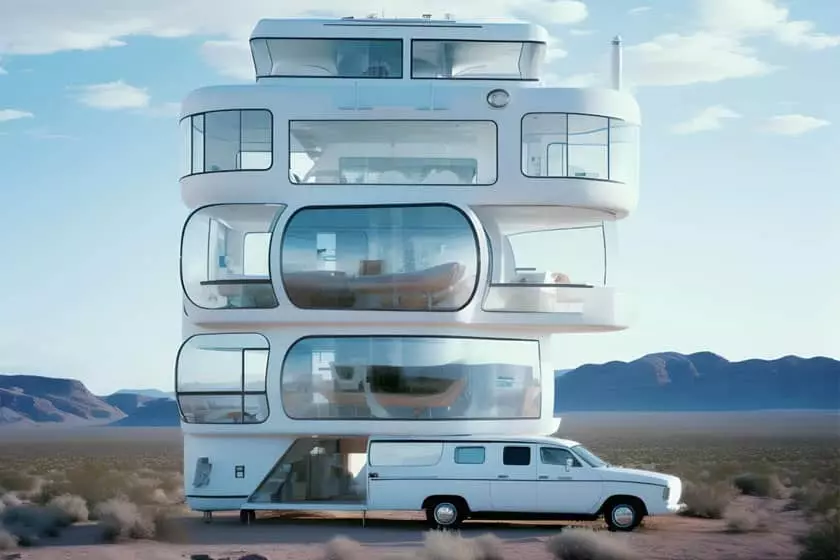 کاروان‌ های مسافرتی چند طبقه در تحقق رویای خانه‌ به‌ دوش‌ ها