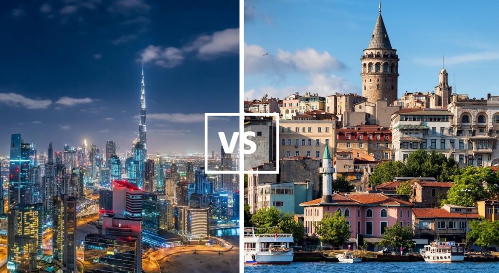 دبی یا استانبول؟کدام یک برای سفر مناسب‌ترند؟