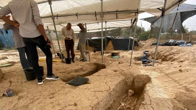 کشف مقبره های باستانی در غزه؛ متعلق به دوران روم باستان