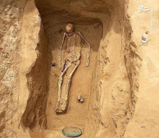 کشف اسکلت ۳۱۰۰ ساله یک دختربچه در استان قزوین